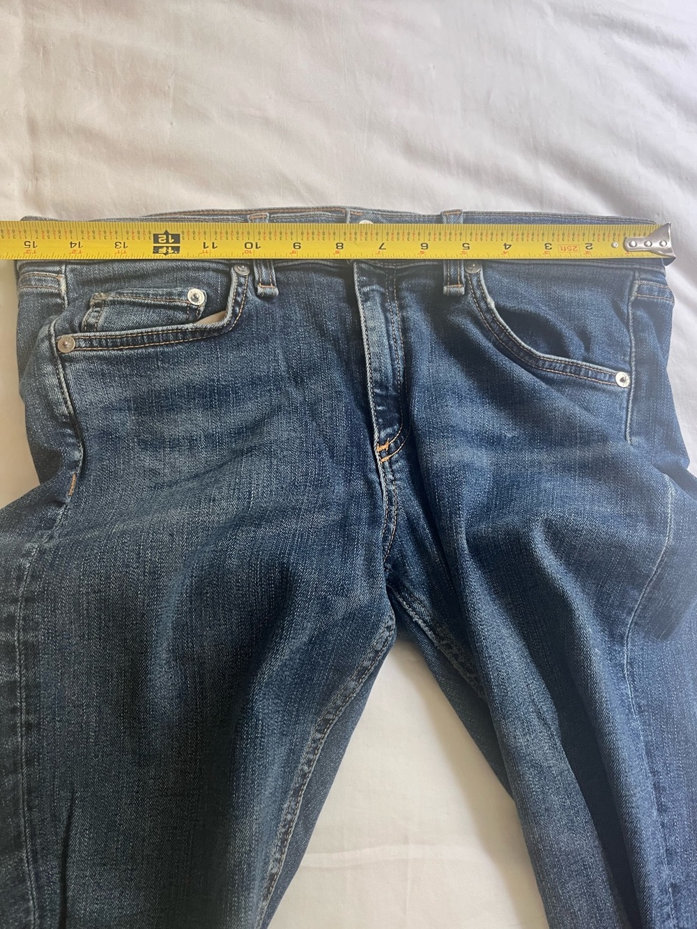 Rag & Bone Women’s Skinny Jeans Distressed Destroyed Ripped Knee Size 30 - Picture 13 of 15